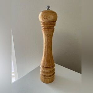 12" Tall Mr. Dudley Wooden Pepper Mill Grinder